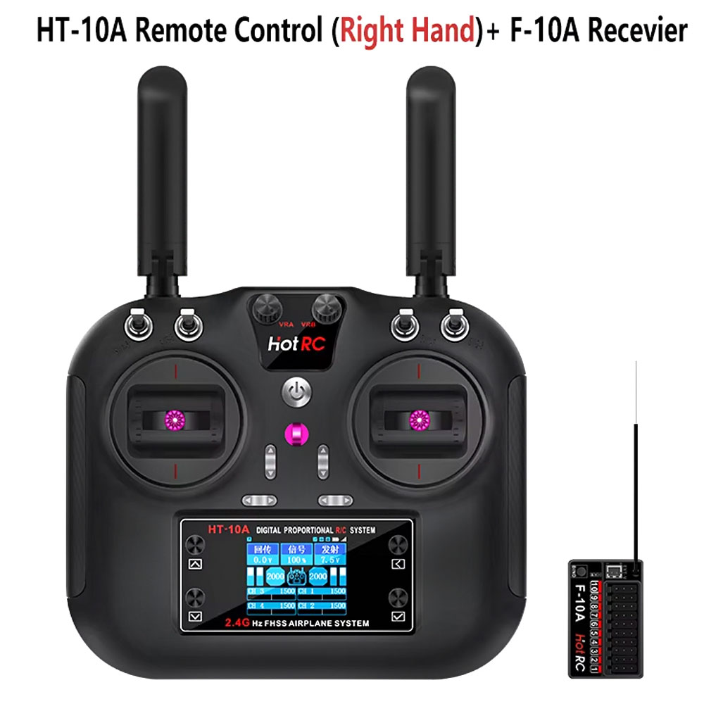Rc Helicopter Battery - Hotrc HT-10A 2.4G 10CH Transmitter F10A