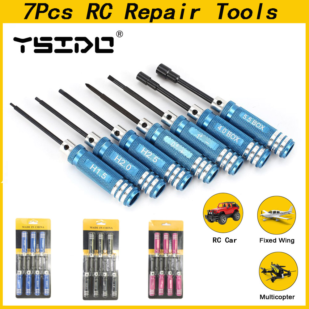 Rc Helicopter Tool Kit - YSIDO 7Pcs 1.5 2.0 2.5mm Hex