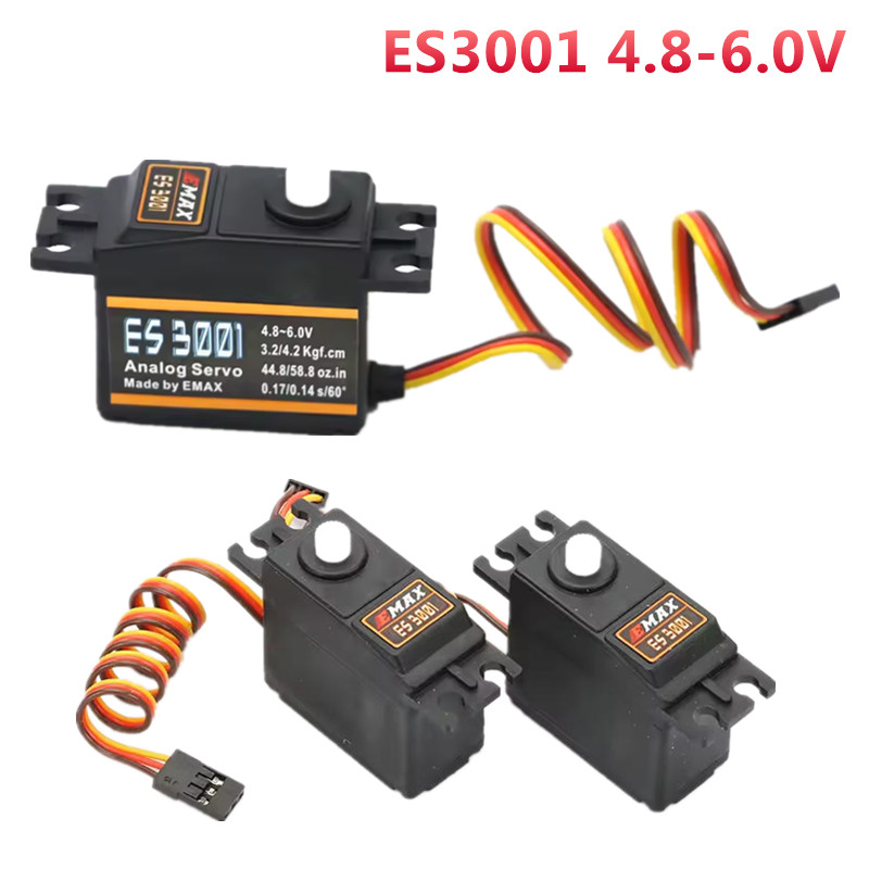 Rc Helicopter Parts - 1/4PCS EMAX ES3001 4.8-6.0V 37g Plastic