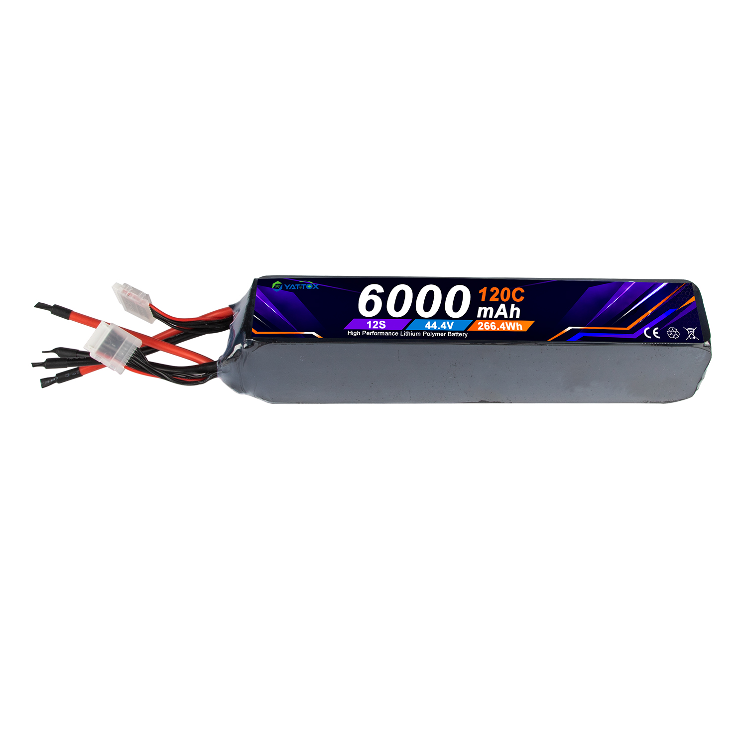 Yattox 12S 6000mAh 120C 100%LC - Rc Helicopter Large review and price