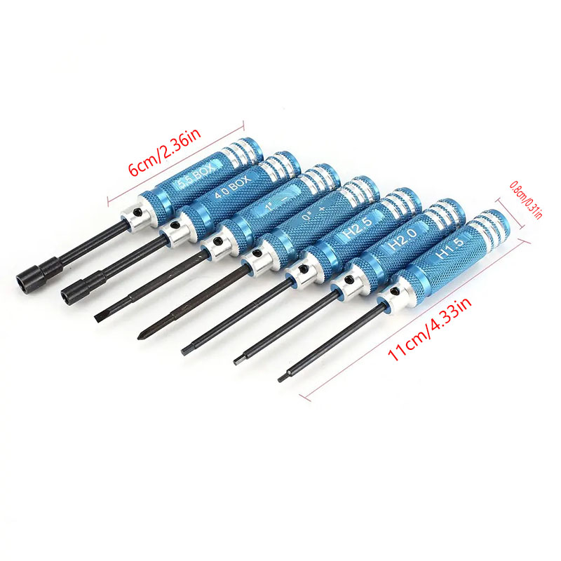 7Pcs 1.5 2.0 2.5mm RC Hex Driv - Rc Helicopter Tool Kit review and price
