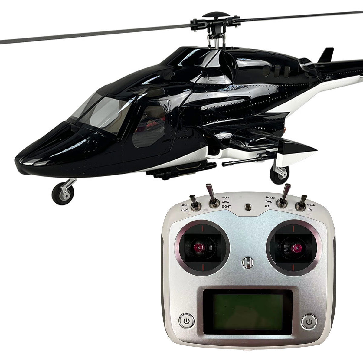 470 Size Airwolf RTF RC Helico - Rc Helicopter Nitro review and price
