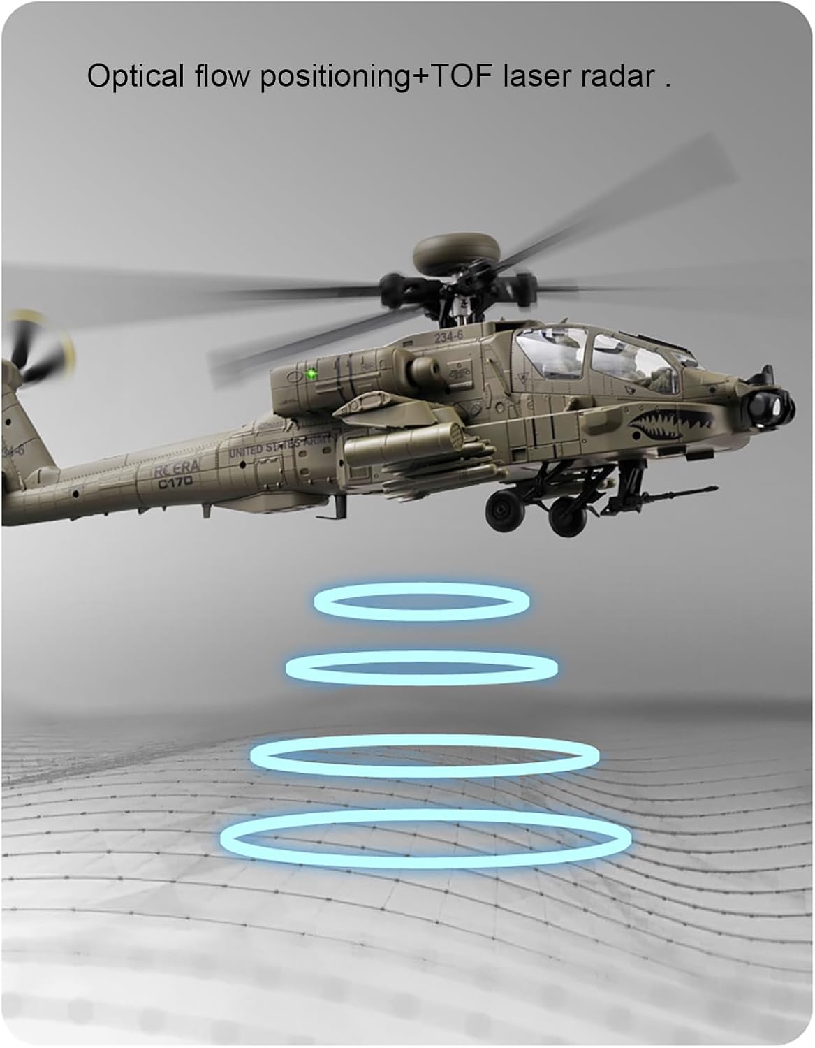 310MM 6CH C170 AH-64D Remote C - Rc Helicopter Large review and price