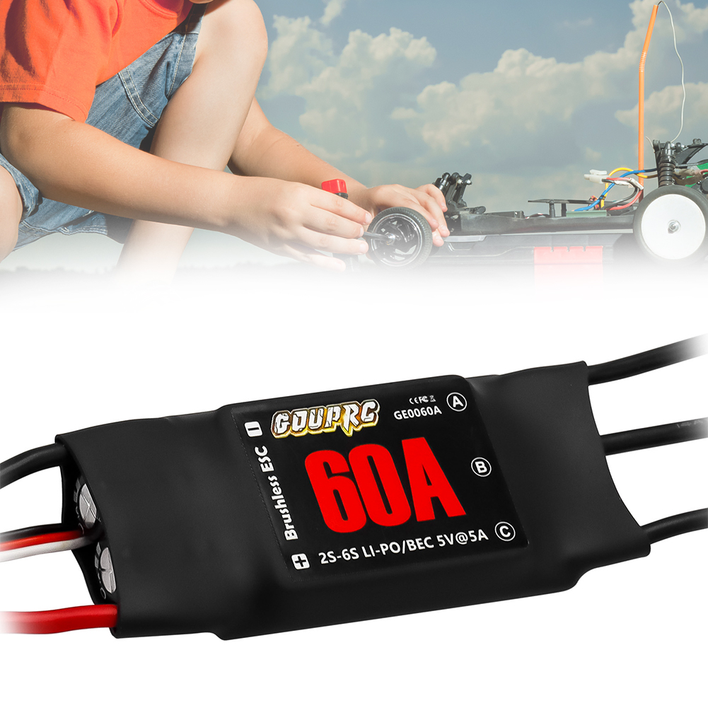 60A Brushless ESC 2-6S Electri - Rc Helicopter Electric review and price