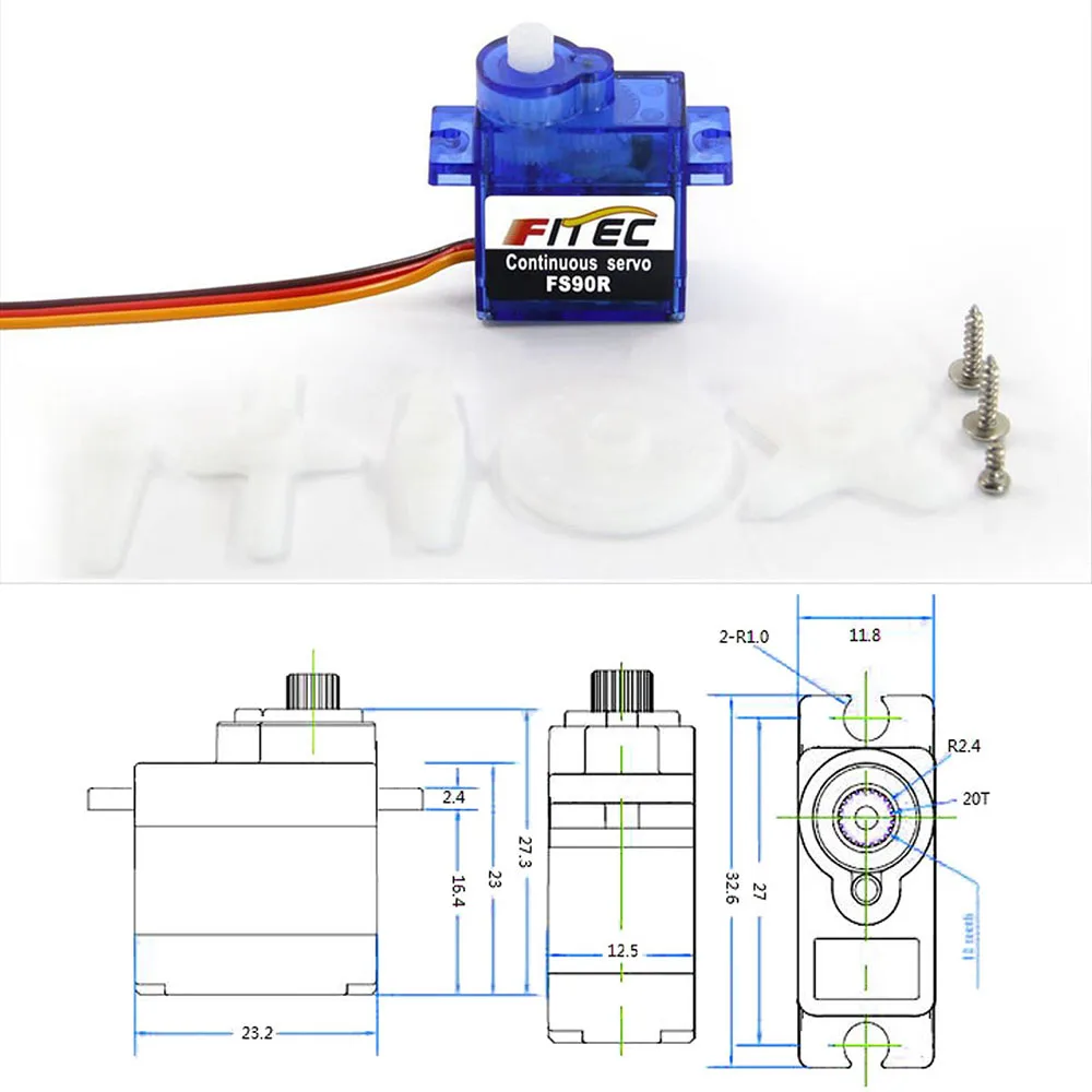 Feetech Mini FS90R Micro Servo - Rc Helicopter Parts review and price