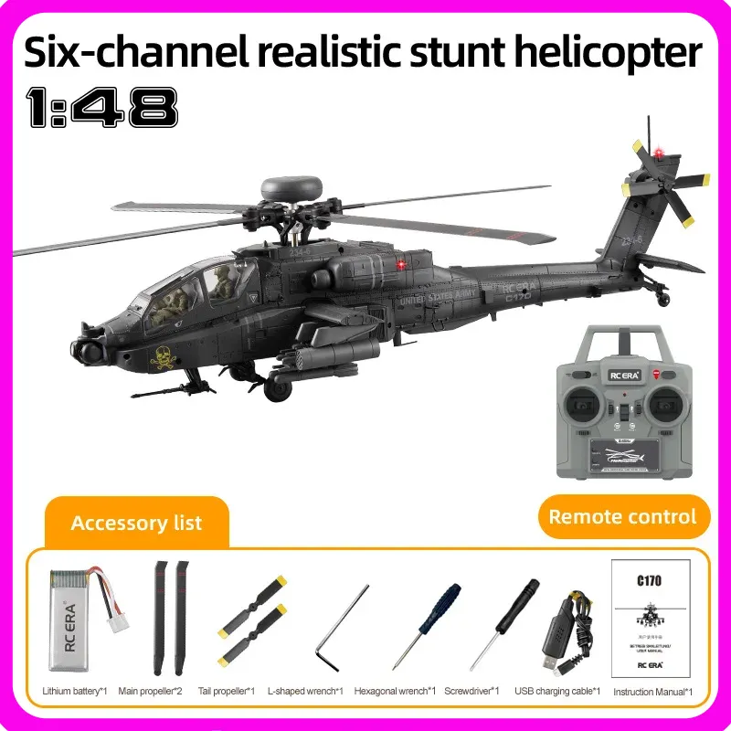New In Stock Rc Era Ah-64d Apa - Rc Helicopter Single Rotor review and price