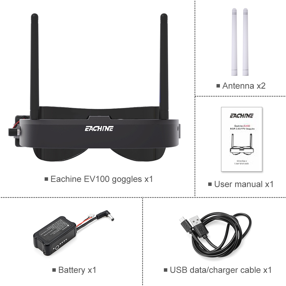 Eachine EV100 720*540 5.8G 72C - Rc Helicopter Case review and price