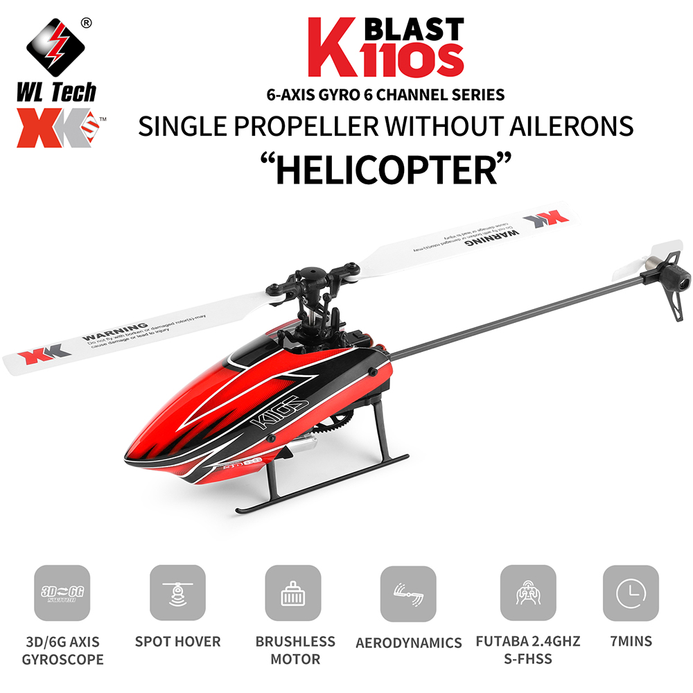 Wltoys XK K110S 6CH 3D 6G Syst - Rc Helicopter Blade review and price
