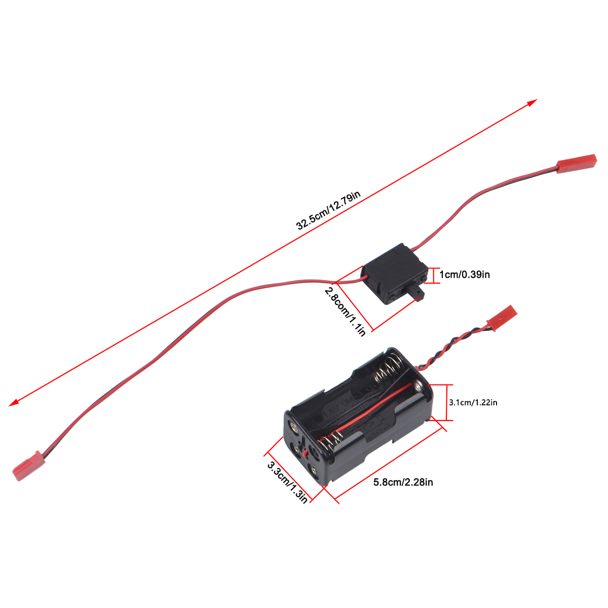 4 Cell AA Battery Container JS - Rc Helicopter Nitro review and price