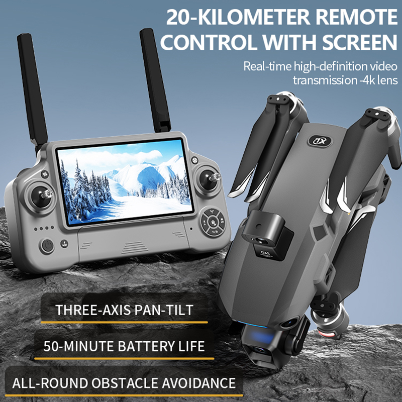 2026 New 8K Dual Camera Drone  - Rc Helicopter Electric review and price