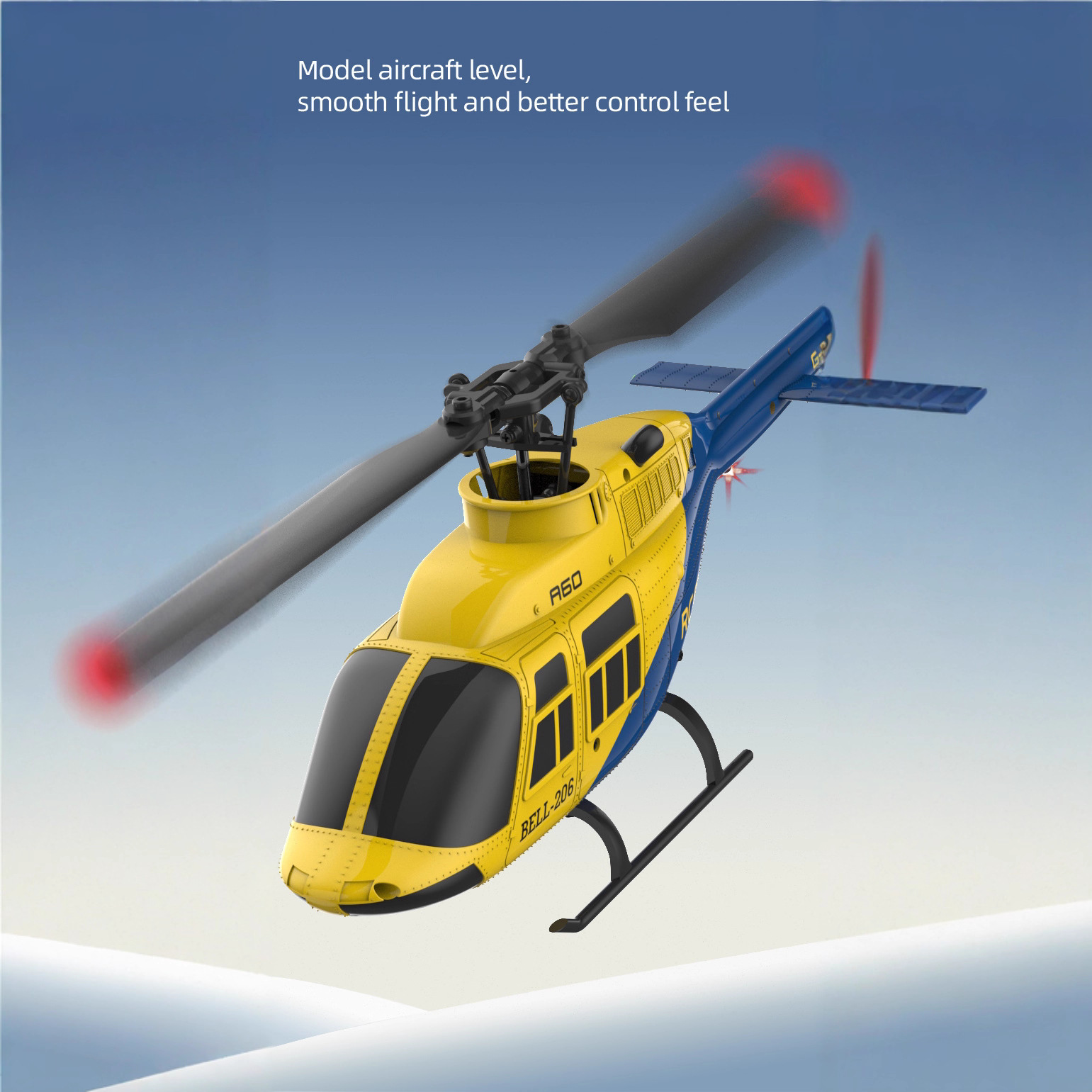 A60 1/42 Scale Bell 206 RC Hel - Rc Helicopter Single Rotor review and price