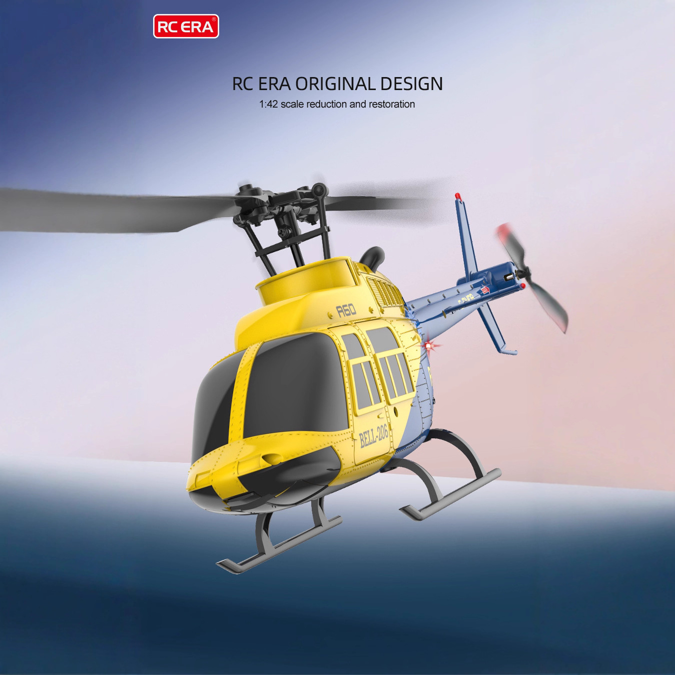 A60 1/42 Scale Bell 206 RC Hel - Rc Helicopter Single Rotor review and price