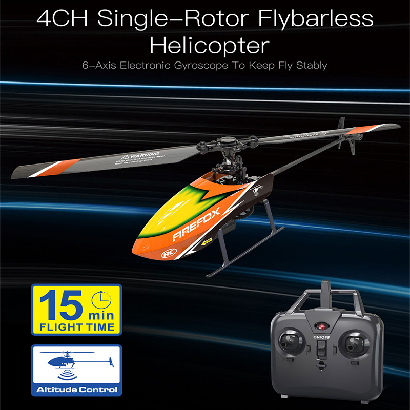 Single-Rotor Flybarless RC Hel - Rc Helicopter Single Rotor review and price