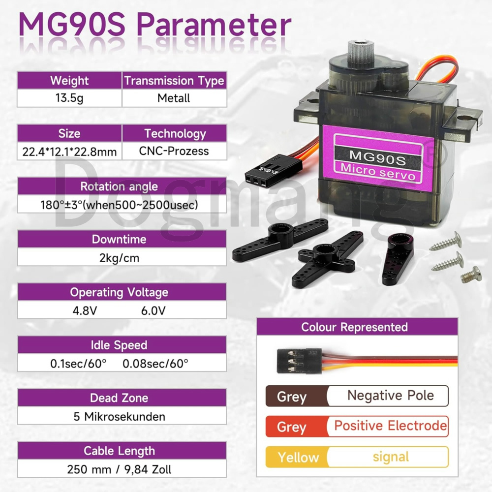MG90S Servo 1/2/4/10/20/50 Pcs - Rc Helicopter Servo review and price