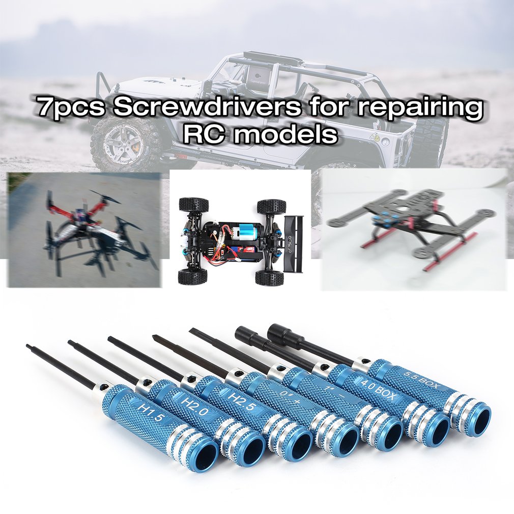 YSIDO 7Pcs 1.5 2.0 2.5mm Hex S - Rc Helicopter Tool Kit review and price