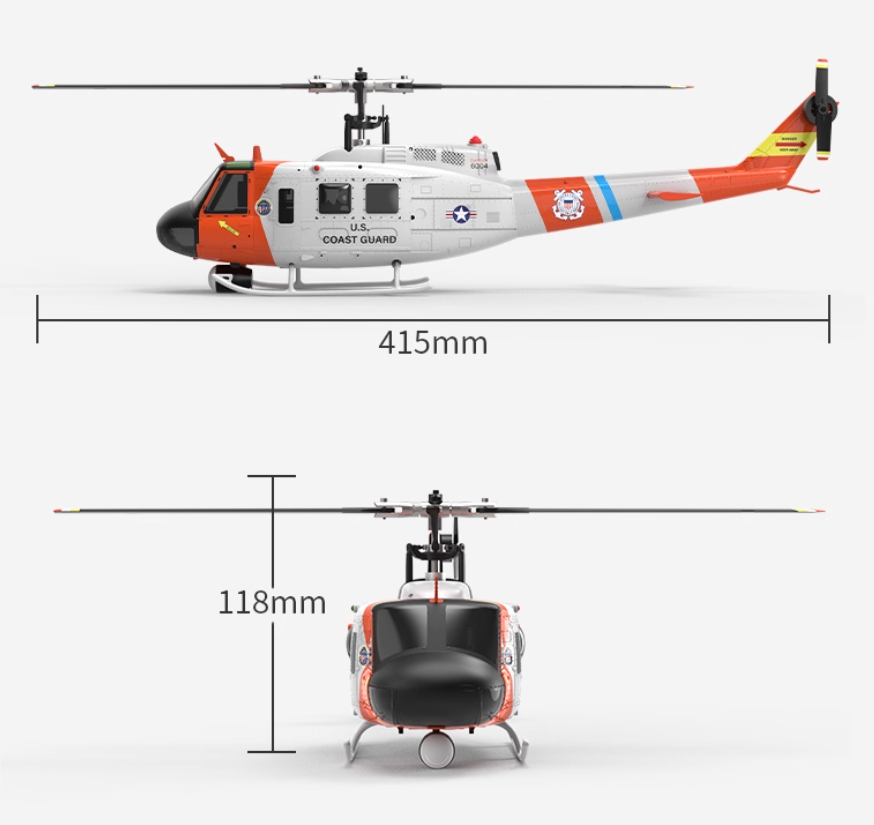 YUXIANG F07S Battery UH-1 RC H - Rc Helicopter Coaxial review and price